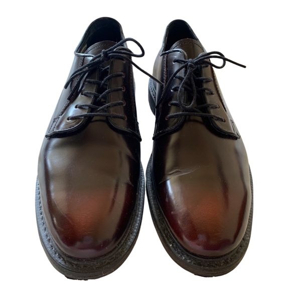Stuart McGuire Burgundy Leather Derby Shoes - Picture 2 of 6